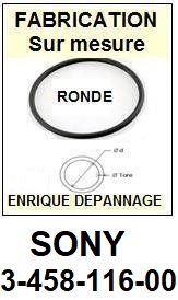 FICHE-DE-VENTE-COURROIES-COMPATIBLES-SONY-345811600 3-458-116-00