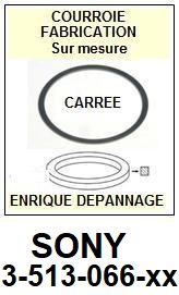 FICHE-DE-VENTE-COURROIES-COMPATIBLES-SONY-3513066XX 3-513-066-XX