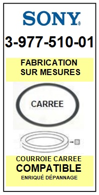 FICHE-DE-VENTE-COURROIES-COMPATIBLES-SONY-397751001 3-977-510-01