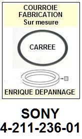 FICHE-DE-VENTE-COURROIES-COMPATIBLES-SONY-421123601 4-211-236-01