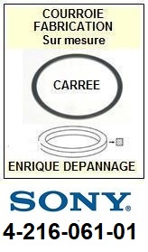 FICHE-DE-VENTE-COURROIES-COMPATIBLES-SONY-421606101 4-216-06-101