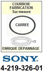 FICHE-DE-VENTE-COURROIES-COMPATIBLES-SONY-421932601 4-219-326-01