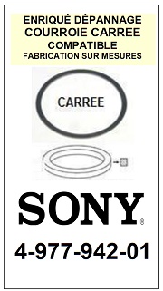 FICHE-DE-VENTE-COURROIES-COMPATIBLES-SONY-497794201 4-977-942-01