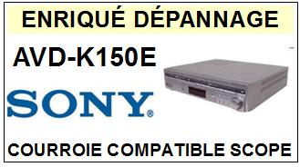 SONY-AVDK150E AVD-K150E-COURROIES-COMPATIBLES