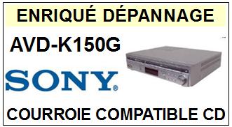 SONY-AVDK150G AVD-K150G-COURROIES-COMPATIBLES