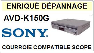 SONY-AVDK150G AVD-K150G-COURROIES-COMPATIBLES