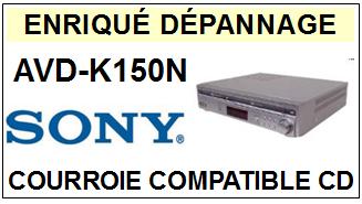 SONY-AVDK150N AVD-K150N-COURROIES-COMPATIBLES