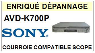 SONY-AVDK700P AVD-K700P-COURROIES-COMPATIBLES