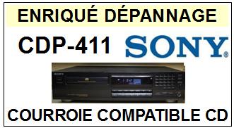 SONY-CDP411 CDP-411-COURROIES-COMPATIBLES