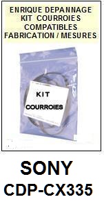 SONY-CDPCX335 CDP-CX335-COURROIES-ET-KITS-COURROIES-COMPATIBLES