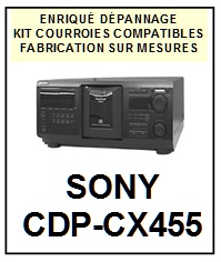 SONY-CDPCX455 CDP-CX455-COURROIES-ET-KITS-COURROIES-COMPATIBLES