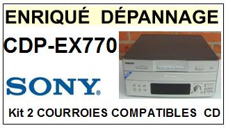 SONY-CDPEX770 CDP-EX770-COURROIES-ET-KITS-COURROIES-COMPATIBLES