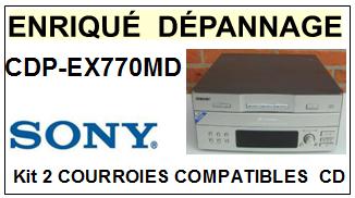 SONY-CDPEX770MD CDP-EX770MD-COURROIES-ET-KITS-COURROIES-COMPATIBLES