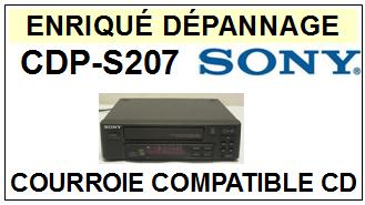 SONY-CDPS207 CDP-S207-COURROIES-ET-KITS-COURROIES-COMPATIBLES