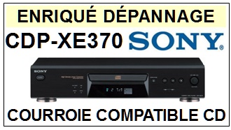 SONY CDPXE370 CDP-XE370 <br>
Courroie pour lecteur CD (<b>Cd player square belt</b>)<small> 2016-08</small>