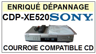 SONY-CDPXE520 CDP-XE520-COURROIES-COMPATIBLES