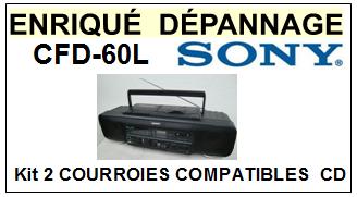 SONY-CFD60L CFD-60L-COURROIES-ET-KITS-COURROIES-COMPATIBLES