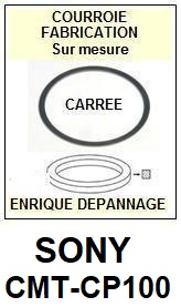 SONY-CMTCP100 CMT-CP100-COURROIES-COMPATIBLES