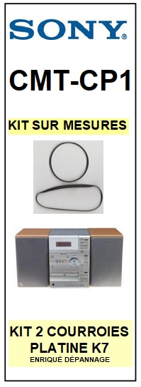 SONY-CMTCP1 CMT-CP1-COURROIES-ET-KITS-COURROIES-COMPATIBLES