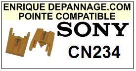 SONY-CN234 CN-234-POINTES-DE-LECTURE-DIAMANTS-SAPHIRS-COMPATIBLES