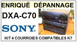 SONY-DXAC70 DXA-C70-COURROIES-COMPATIBLES