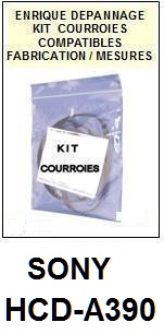 SONY-HCDA390 HCD-A390-COURROIES-ET-KITS-COURROIES-COMPATIBLES