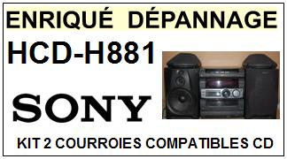 SONY-HCDH881 HCD-H881-COURROIES-ET-KITS-COURROIES-COMPATIBLES