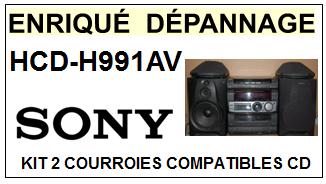 SONY-HCDH991AV HCD-H991AV-COURROIES-ET-KITS-COURROIES-COMPATIBLES