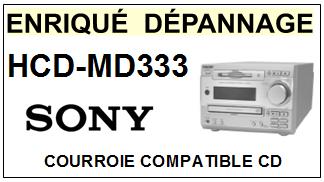 SONY-HCDMD333 HCD-MD333-COURROIES-COMPATIBLES