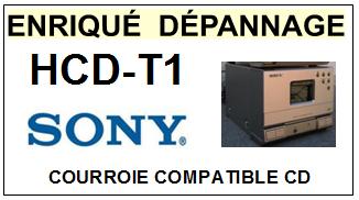 SONY-HCDT1 HCD-T1-COURROIES-COMPATIBLES