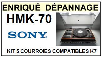 SONY-HMK70 HMK70-COURROIES-ET-KITS-COURROIES-COMPATIBLES