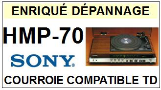 SONY-HMP70 HMP-70-COURROIES-ET-KITS-COURROIES-COMPATIBLES