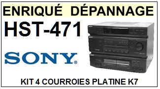 SONY-HST471 HST-471-COURROIES-COMPATIBLES