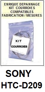 SONY-HCTD209 HCT-D209-COURROIES-ET-KITS-COURROIES-COMPATIBLES