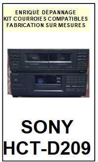 SONY-HCTD209 HCT-D209-COURROIES-COMPATIBLES