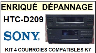 SONY-HCTD209 HCT-D209-COURROIES-ET-KITS-COURROIES-COMPATIBLES