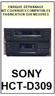 SONY-HCTD309 HCT-D309-COURROIES-COMPATIBLES