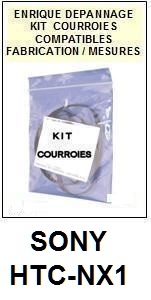 SONY-HTCNX1 HTC-NX1-COURROIES-ET-KITS-COURROIES-COMPATIBLES