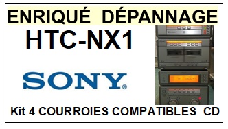 SONY-HTCNX1 HTC-NX1-COURROIES-ET-KITS-COURROIES-COMPATIBLES