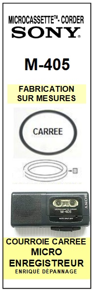 SONY-M405 M-405-COURROIES-ET-KITS-COURROIES-COMPATIBLES