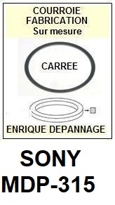 SONY-MDP315 MDP-315-COURROIES-COMPATIBLES