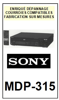 SONY-MDP315 MDP-315-COURROIES-COMPATIBLES