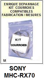 SONY-MHCRX70 MHC-RX70-COURROIES-ET-KITS-COURROIES-COMPATIBLES