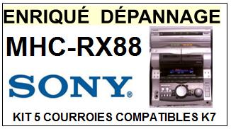 SONY-MHCRX88 MHC-RX88-COURROIES-COMPATIBLES