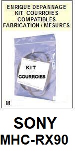 SONY-MHCRX90 MHC-RX90-COURROIES-ET-KITS-COURROIES-COMPATIBLES