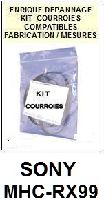 SONY-MHCRX99 MHC-RX99-COURROIES-ET-KITS-COURROIES-COMPATIBLES