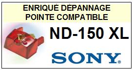 SONY-ND150XL ND-150 XL-POINTES-DE-LECTURE-DIAMANTS-SAPHIRS-COMPATIBLES