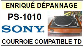SONY-PS1010 PS-1010-COURROIES-COMPATIBLES