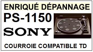 SONY-PS1150 PS-1150-COURROIES-COMPATIBLES