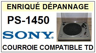SONY-PS1450 PS-1450-COURROIES-COMPATIBLES
